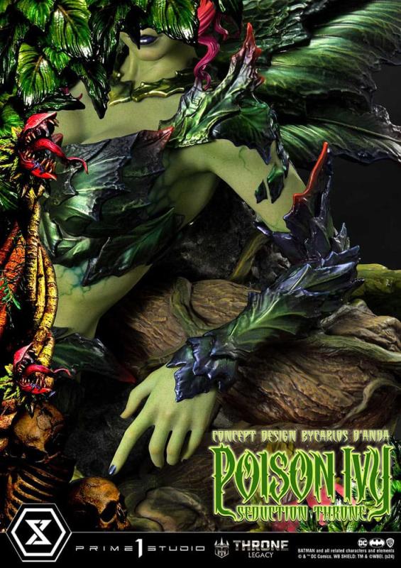 DC Comics Throne Legacy Collection Statue 1/4 Batman Poison Ivy Seduction Throne Deluxe Version 55 c