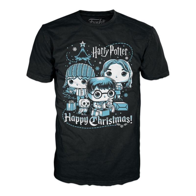 Harry Potter POP! Tees T-Shirt Ron, Hermione, Harry Size L
