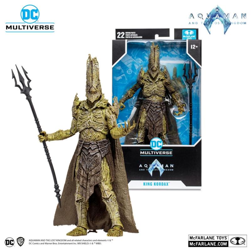 Aquaman and the Lost Kingdom DC Multiverse Action Figure King Kordax 18 cm