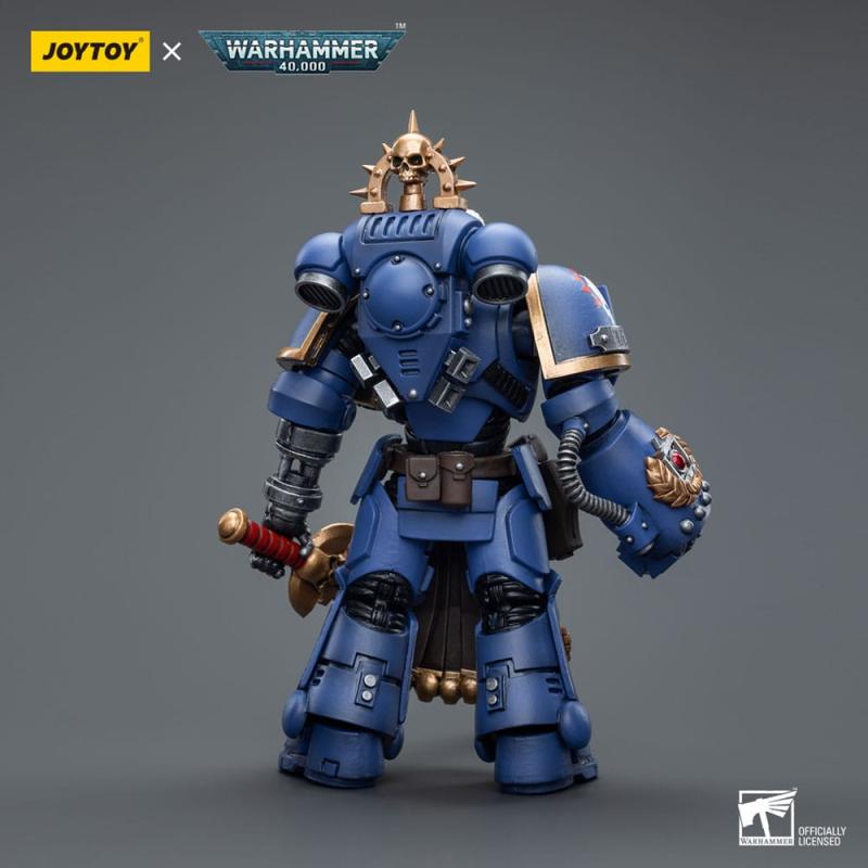 Warhammer 40k Action Figure 1/18 Ultramarines Lieutenant with Power Fist 12 cm