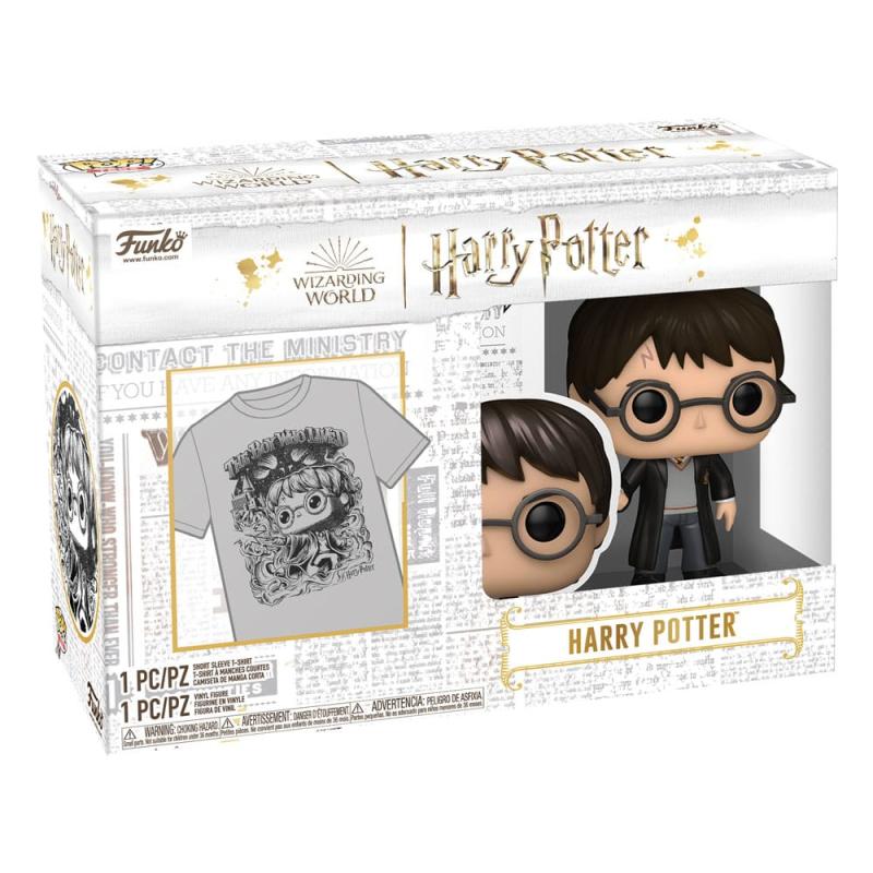 Harry Potter POP! & Tee Box Harry Potter (FL) Size S