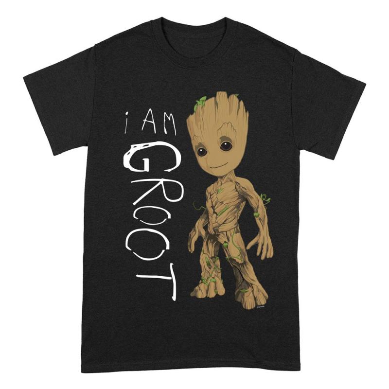 Marvel T-Shirt Guardians of the Galaxy - I Am Groot ScribblesSize S