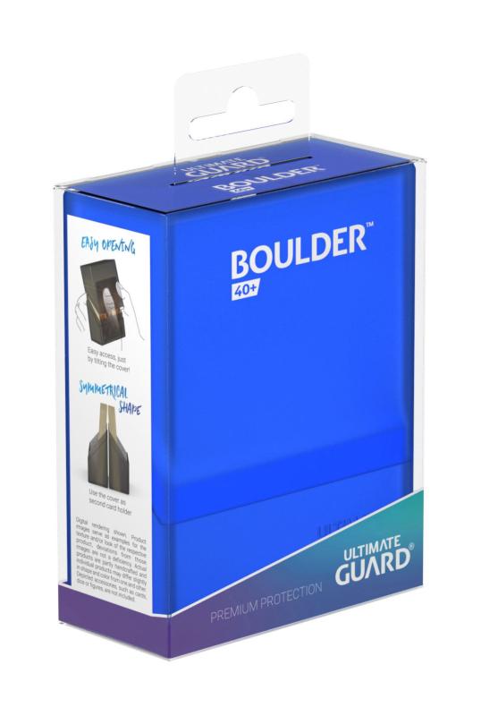 Ultimate Guard Boulder Deck Case 40+ Standard Size Sapphire