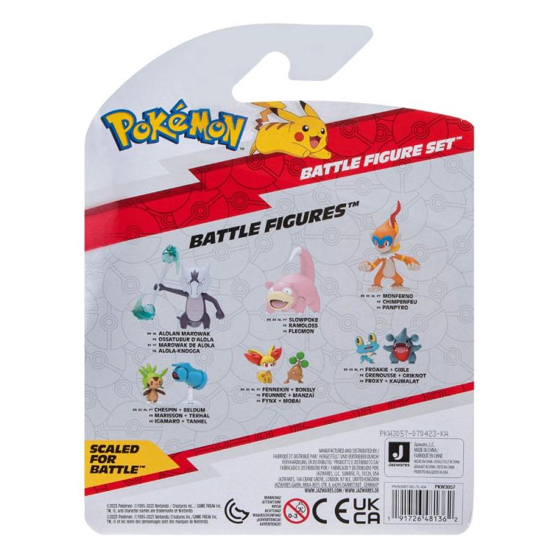 Pokémon Battle Figure Set 3-Pack Clefairy, Beldum, Sirfetch'd 5 cm