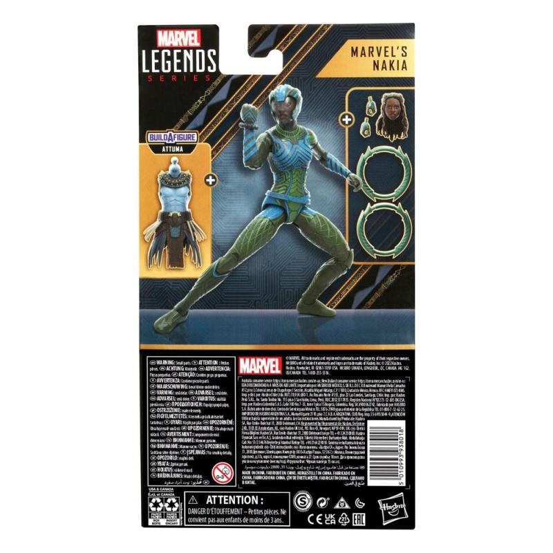 Black Panther: Wakanda Forever Marvel Legends Series Action Figure Attuma BAF: Marvel's Nakia 15 cm