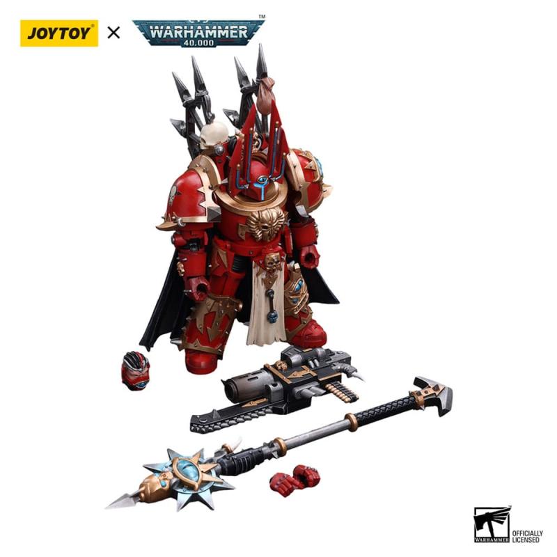Warhammer 40k Action Figure 1/18 Chaos Space Marines Crimson Slaughter Sorcerer Lord in Terminator A