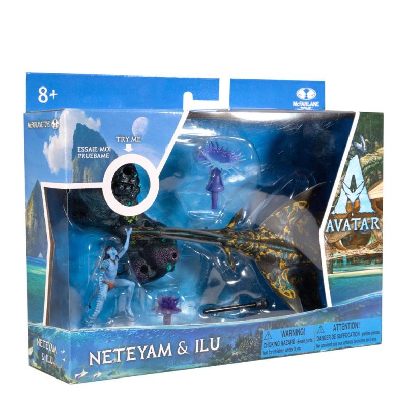 Avatar: The Way of Water Deluxe Medium Action Figures Neteyam & Ilu