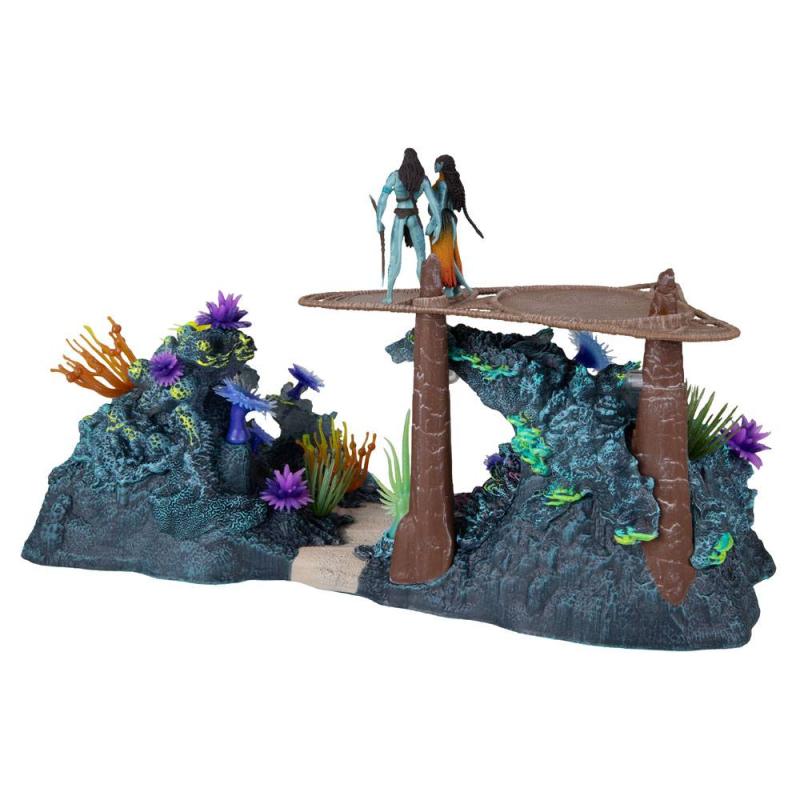 Avatar: The Way of Water Action Figures Metkayina Reef with Tonowari and Ronal