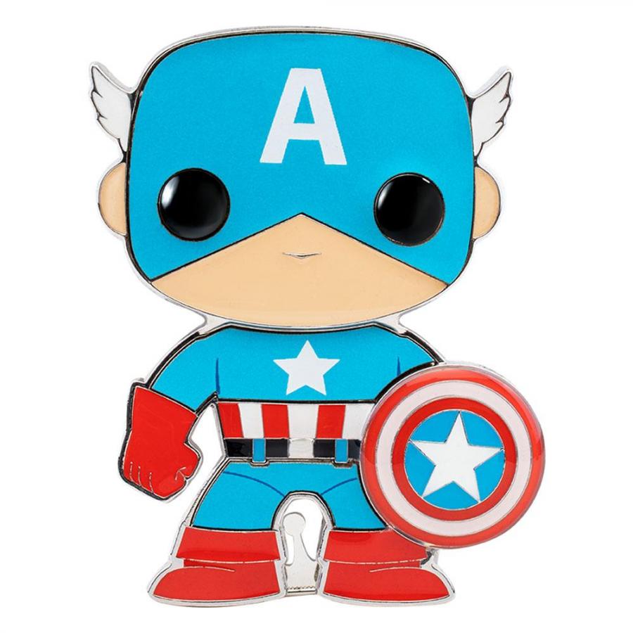 Marvel: Captain America 10 cm POP! Enamel Pin - Funko