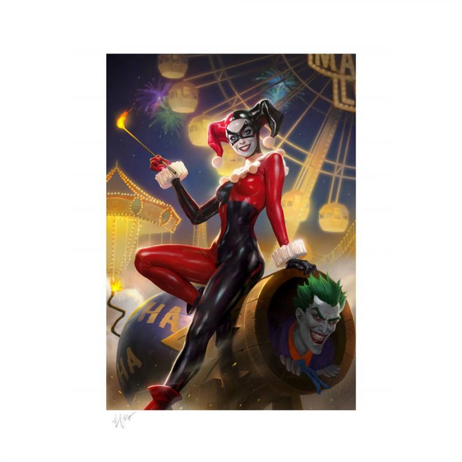 DC Comics: Harley Quinn & The Joker #37 46 x 61 cm Art Print - Sideshow Collectibles