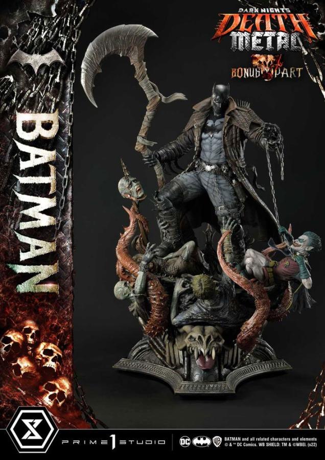 Dark Knights: Death Metal Batman 1/3 Deluxe Bonus Ver. Metal Statue - Prime 1 Studio