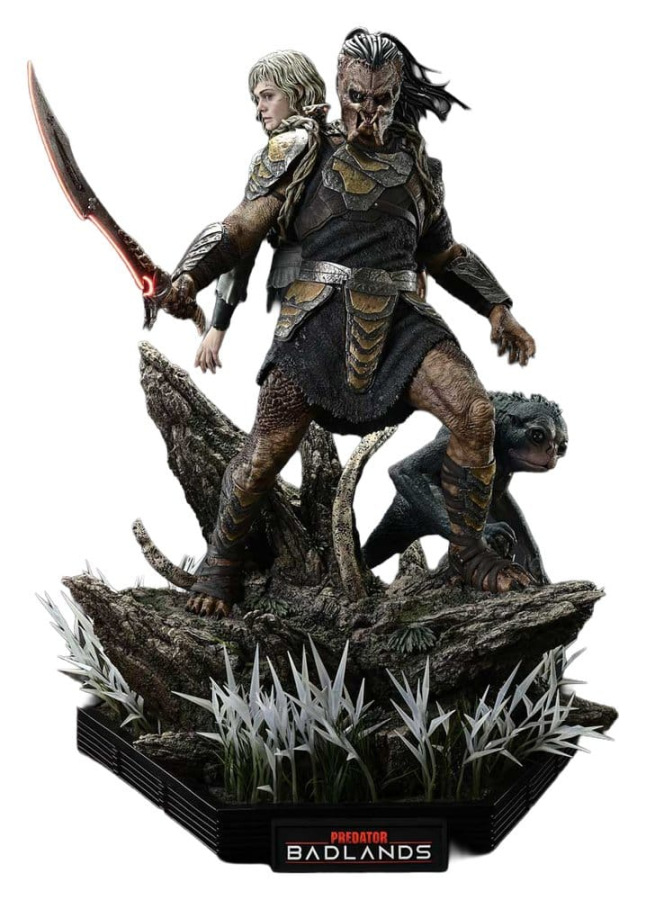 Predator Real Elite Masterline Statue 1/3 Badlands Dek & Thia 87 cm