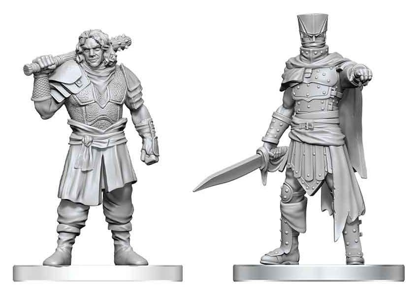 Pathfinder Battles Deep Cuts Unpainted Miniature Ruffian & Gang Leader 14 cm