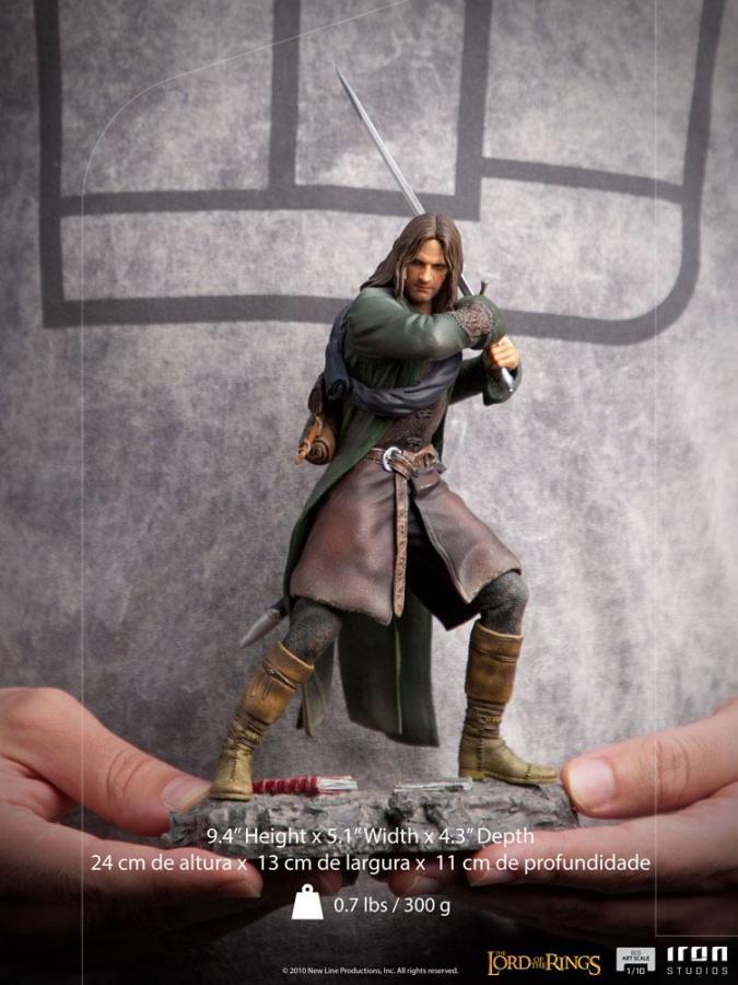 Lord Of The Rings: Aragorn 1/10 BDS Art Scale Statue - Iron