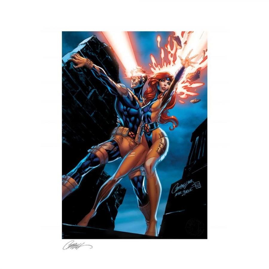 Marvel Comics: Cyclops and Jean Grey 46 x 61 cm Art Print - Sideshow Collectibles