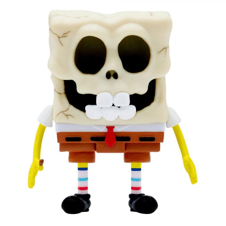 SpongeBob SquarePants: SpongeBob SkullPants 10 cm ReAction Action Figure - Super7