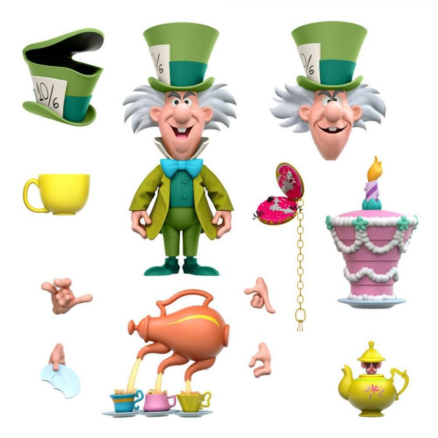 Alice in Wonderland: The Tea Time Mad Hatter 18 cm Disney Ultimates Action Figure - Super7
