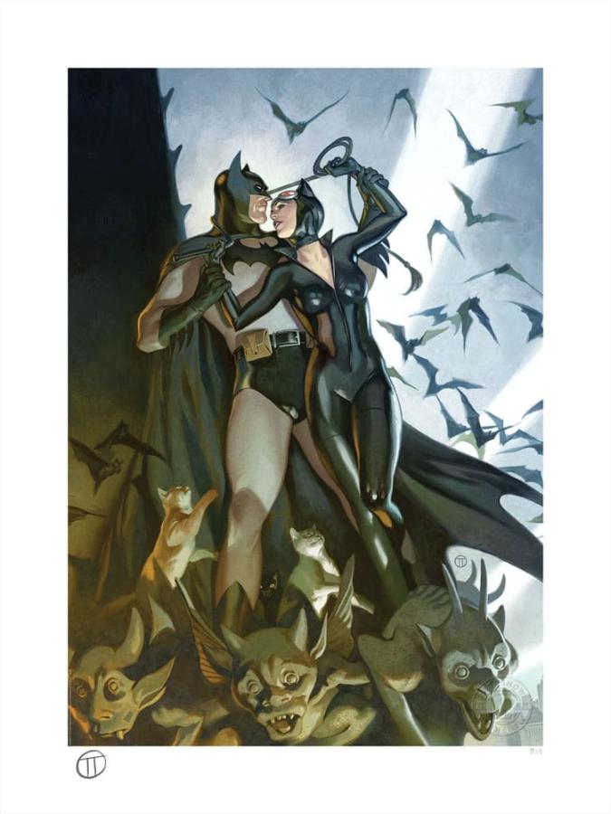 DC Comics Art Print Batman & Catwoman 46 x 61 cm - unframed