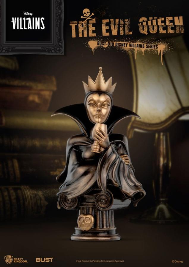 Disney Villains Series: The Evil Queen 16 cm PVC Bust - Beast Kingdom Toys