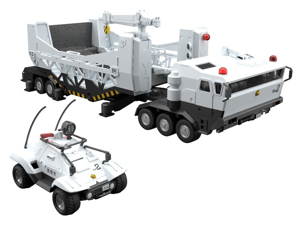 Mobile Police Patlabor Moderoid Plastic Model Kits 1/60 Type 98 Special Command Vehicle & Type 99 Sp