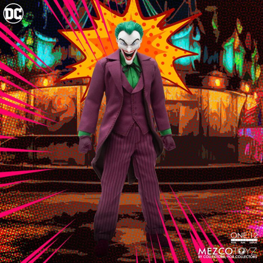 DC Comics: The Joker (Golden Age Edition) 1/12 Action Figure - Mezco Toys