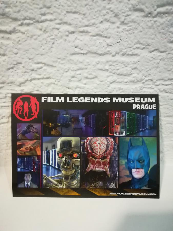 Sběratelská pohlednice Film Legends Museum PRG A