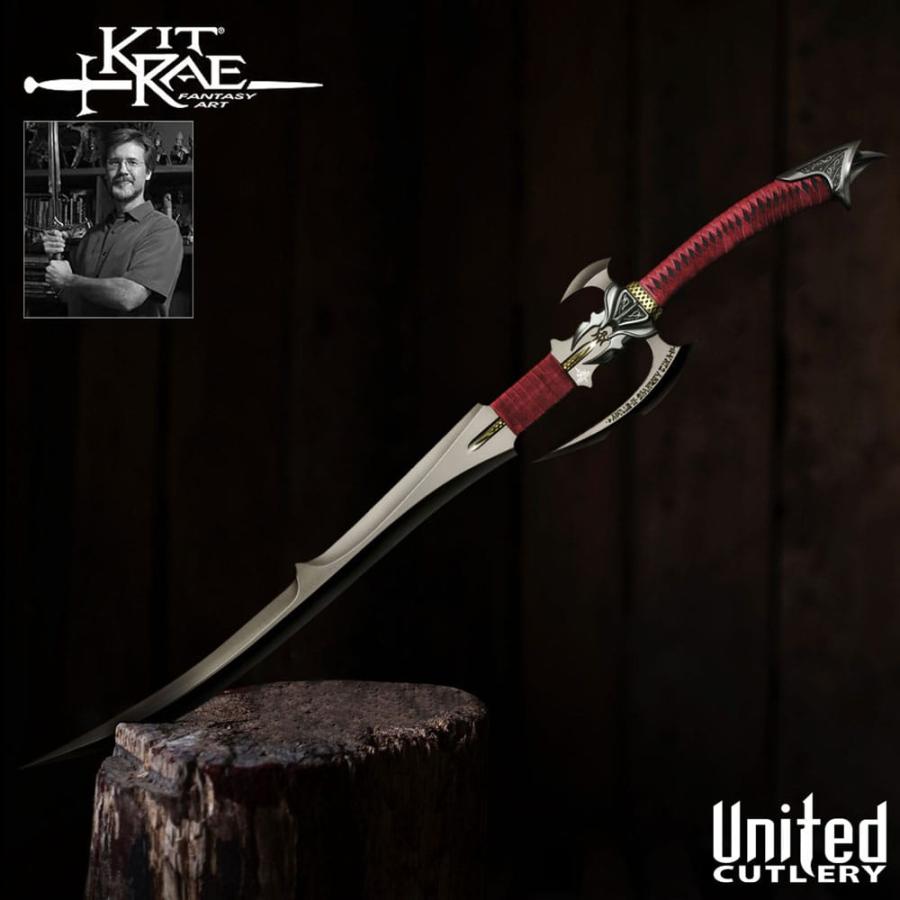 Kit Rae Swords of the Ancients: Avoloch Sword Dark Edition 1/1 Replica - United Cutlery