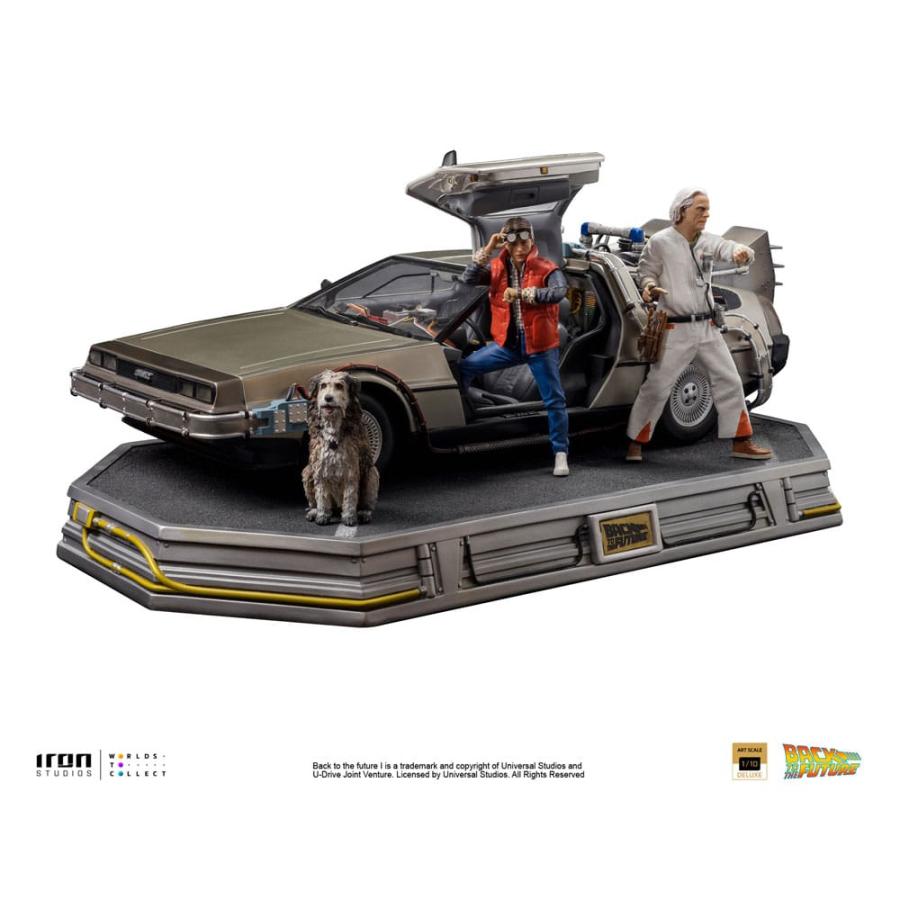 Back to the Future: DeLorean Full Set 1/10 Art Scale Statue - Iron Studios