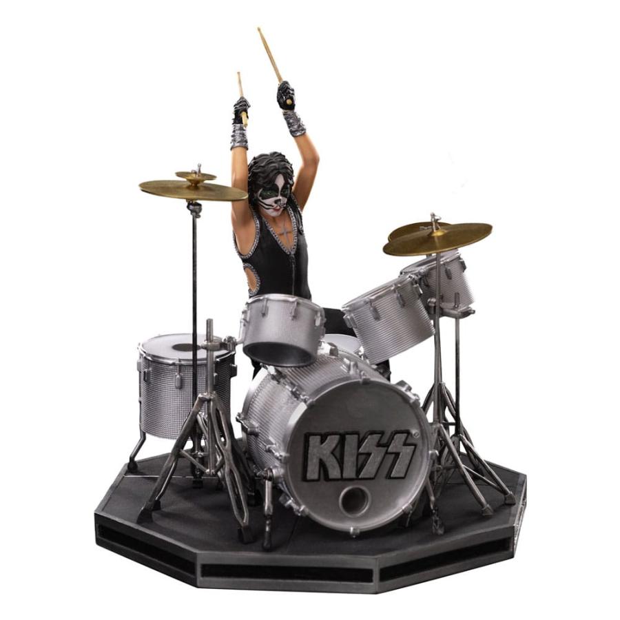 Kiss: Peter Criss Limited Edtition 1/10 Art Scale Statue - Iron Studios