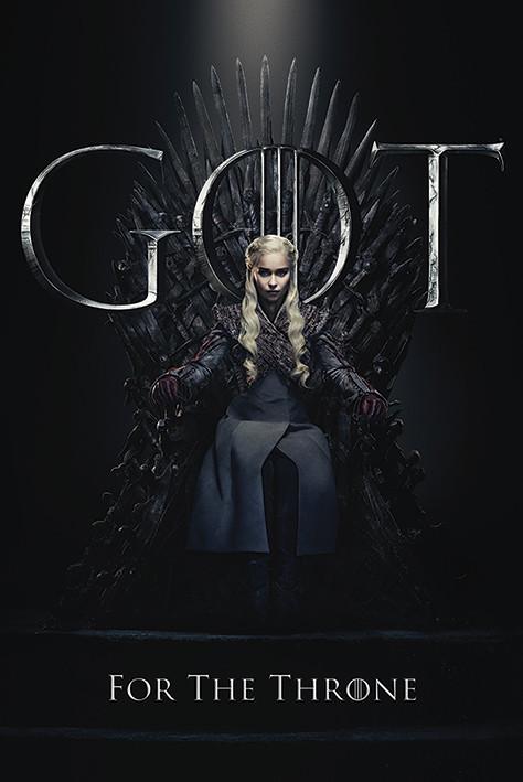 Game of Thrones Poster Daenerys for the throne 61 x 91 cm