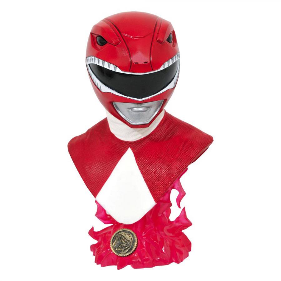 Mighty Morphin Power Rangers: Red Ranger 1/2 Legends in 3D Bust - Diamond Select