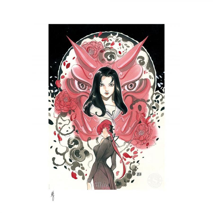 Marvel Comics: Demon Days Mariko & Black Widow 46x61 cm Art Print - Sideshow Collectibles