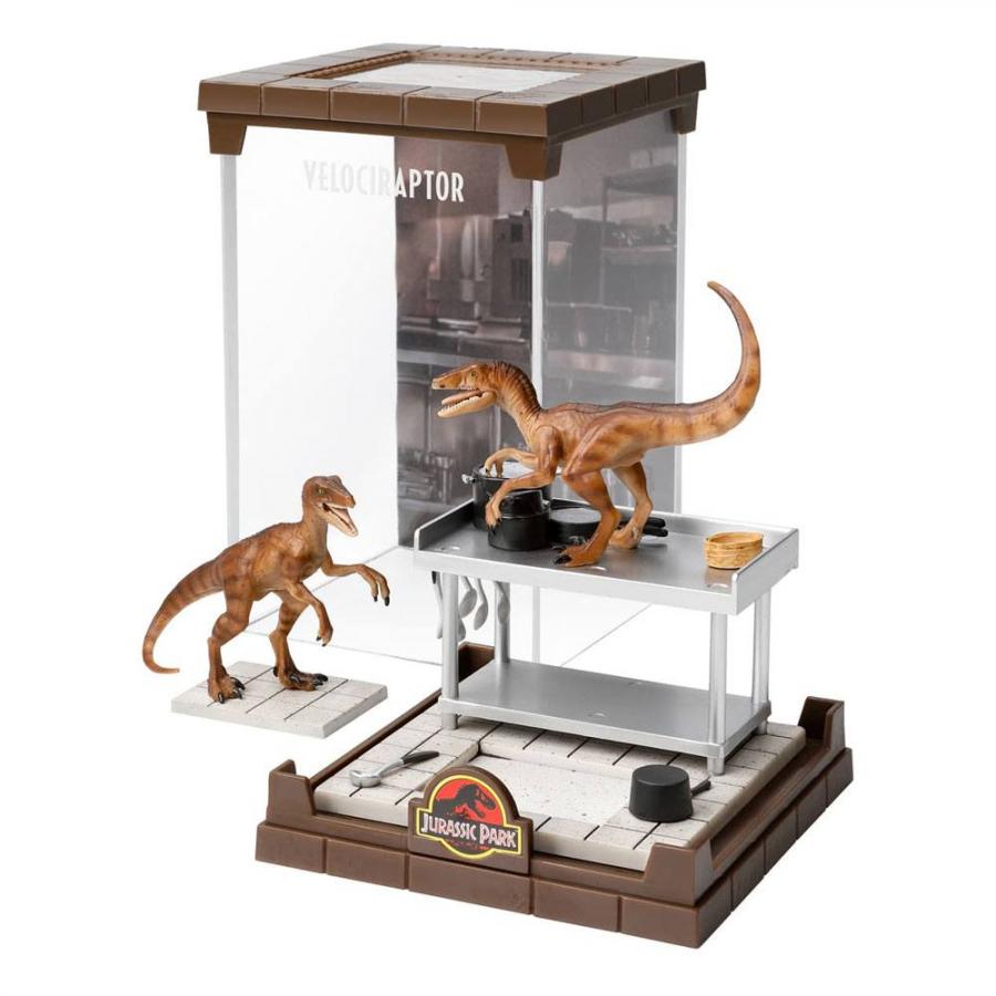 Jurassic Park: Velociraptors 18 cm Creature PVC Diorama - Noble Collection
