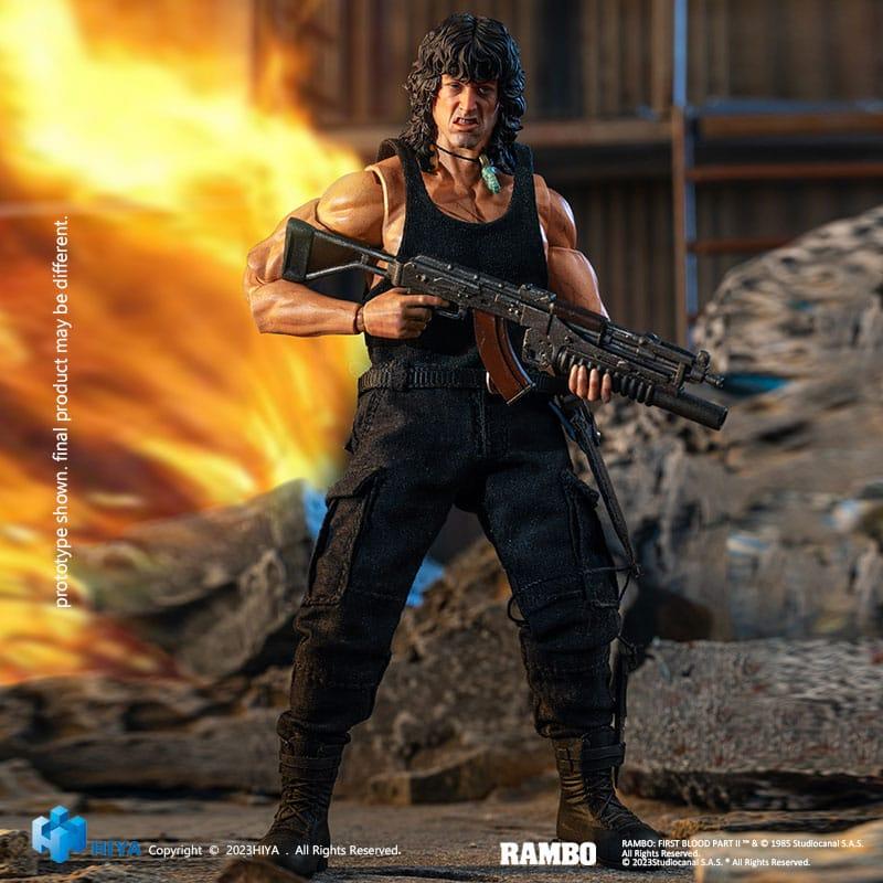 First Blood III: John Rambo 1/12 Exquisite Super Series Action Figure - Hiya Toys