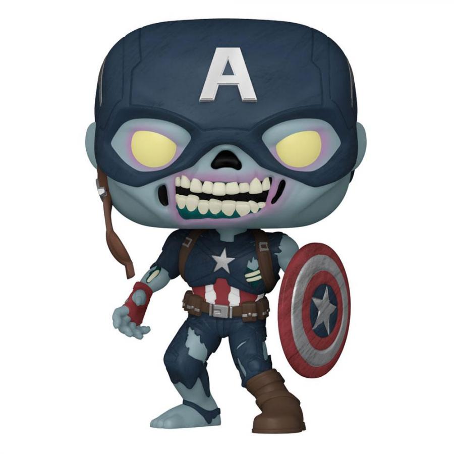 Marvel What If...?: Zombie Captain America 9 cm POP! TV Vinyl Figure - Funko