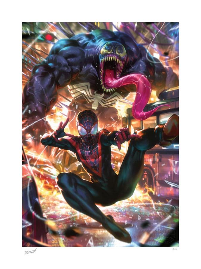Marvel: Miles Morales Spider-Man 46 x 61 cm Art Print - Sideshow Collectibles