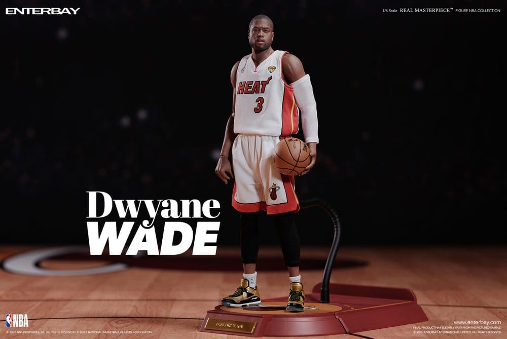 NBA Collection: Dwyane Wade 1/6 Real Masterpiece Action Figure - Enterbay