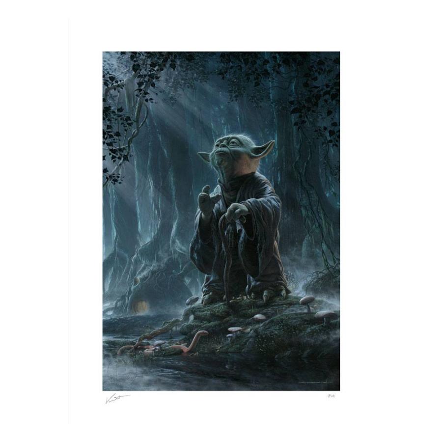 Star Wars: Yoda Luminous Beings 46 x 61 cm Fine Art Print - VanderStelt Studio
