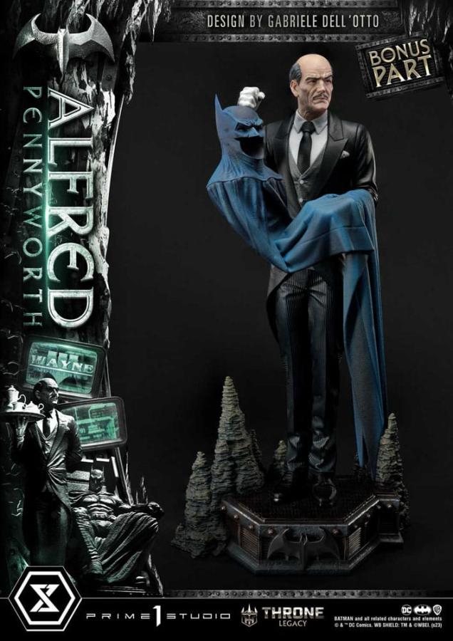 DC Comics: Alfred Pennyworth Bonus Version 57 cm Throne Legacy Series Statue - P1