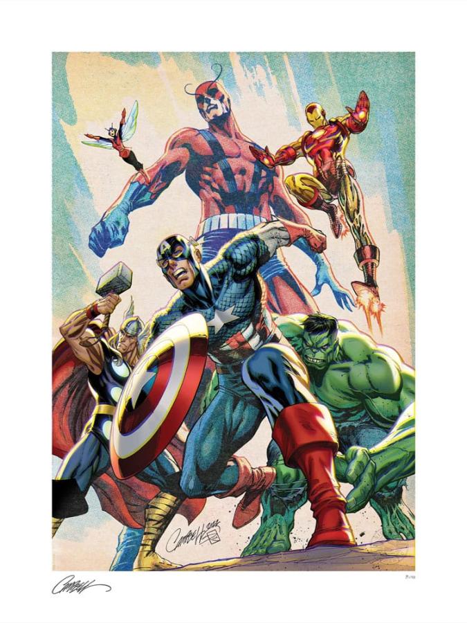 Marvel: The Avengers 46 x 61 cm Art Print - Sideshow Collectibles