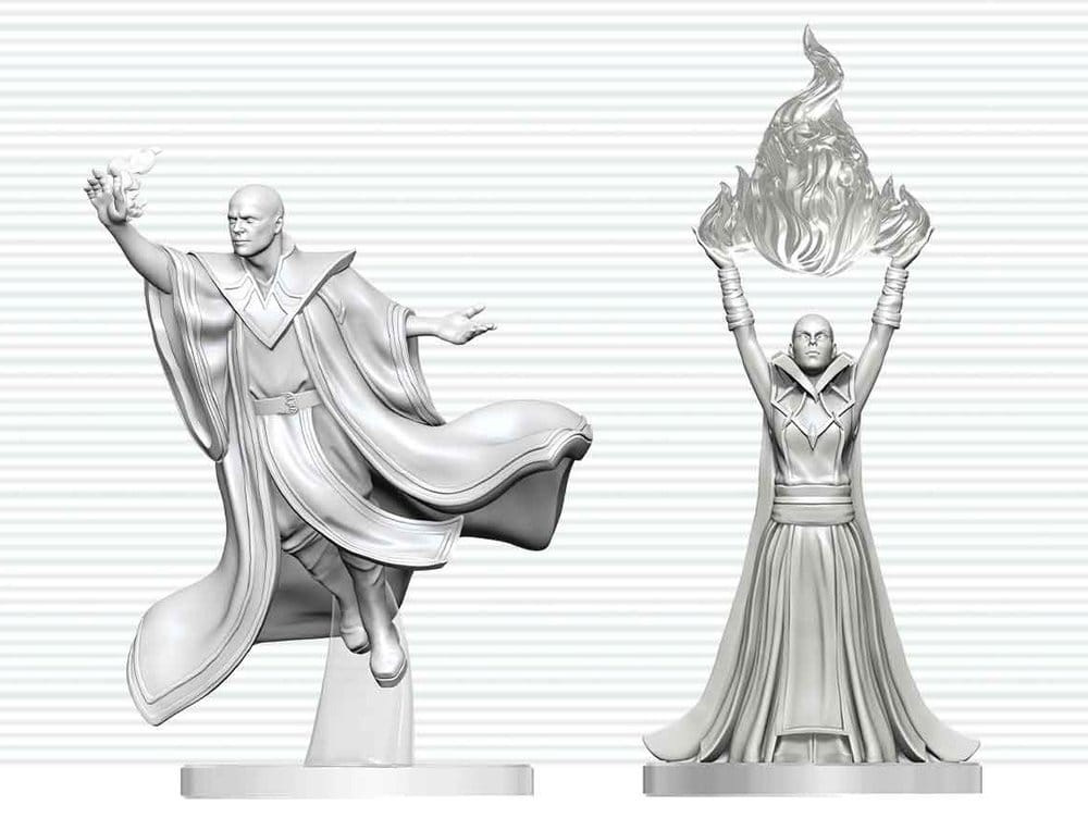 Dungeons & Dragons Nolzur's Marvelous Miniatures Unpainted Miniature Red Wizard Mage & Archmage 14 c