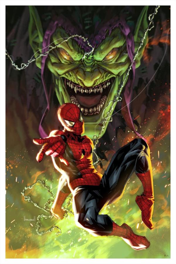 Marvel: Spider-Man vs Green Goblin 41 x 61 cm Art Print - Sideshow Collectibles