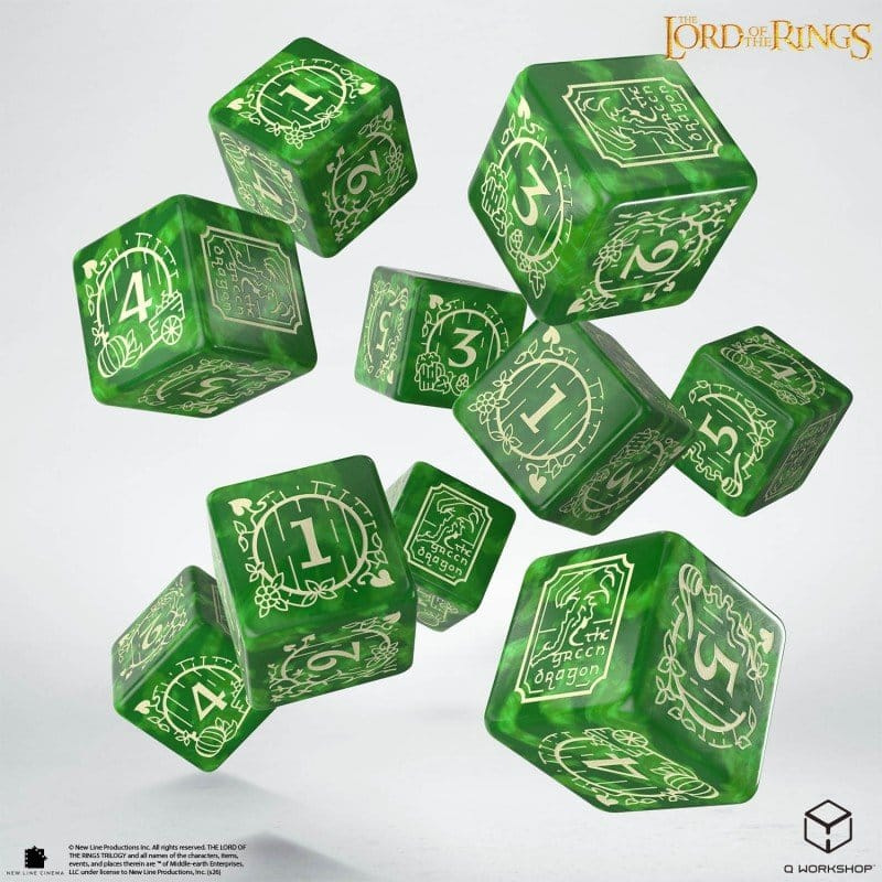 The Lord of the Rings: 10 D6 Dice Set Shire