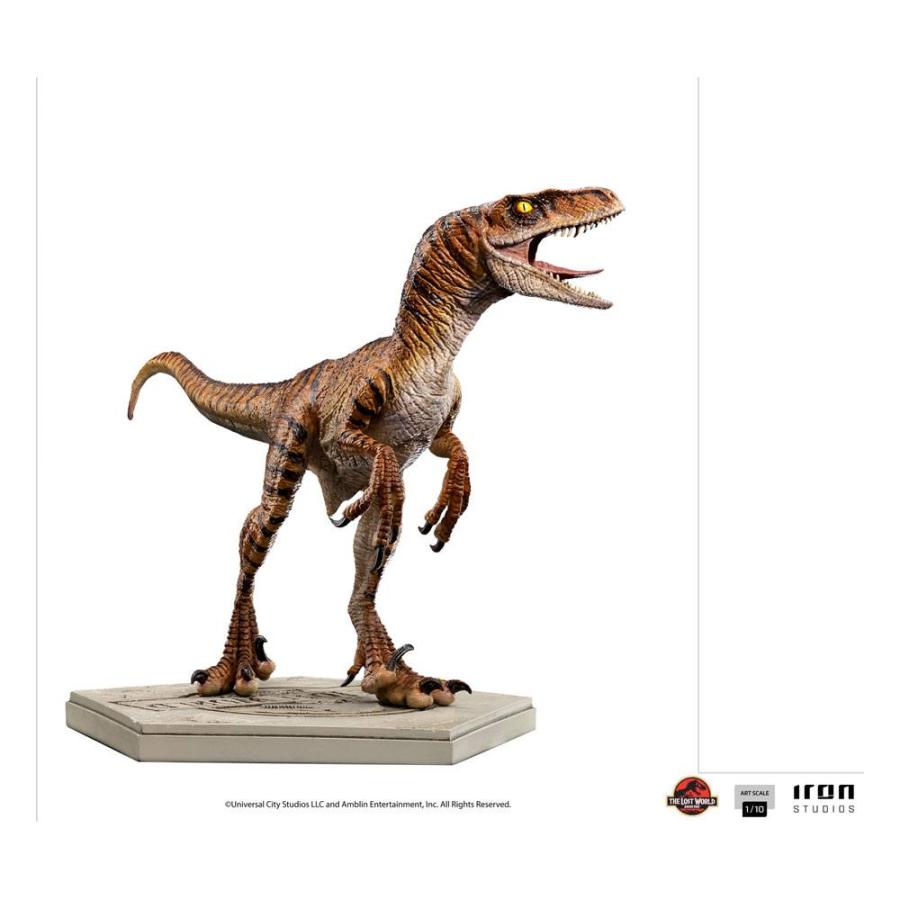 Jurassic World The Lost World: Velociraptor 1/10 Art Scale Statue - Iron Studios
