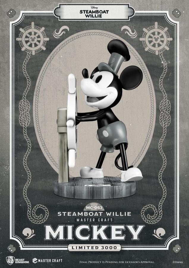Steamboat Willie: Mickey 46 cm Master Craft Statue - Beast Kingdom Toys