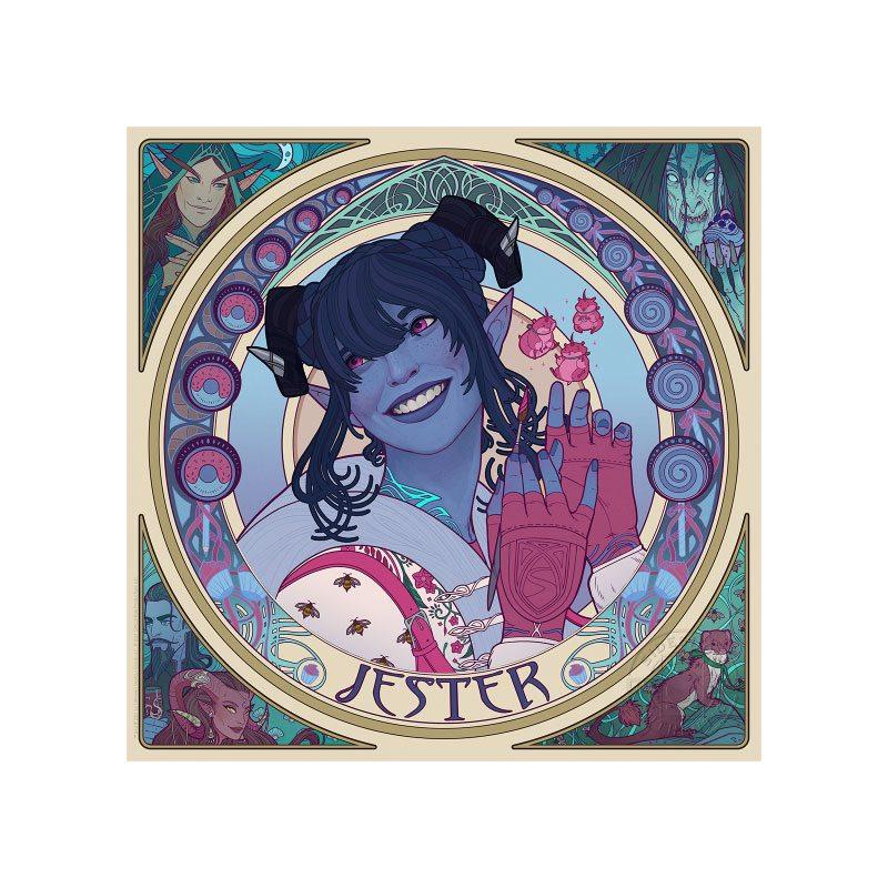 Critical Role: Jester 35 x 35 cm Art Print Mighty Nein Series - Sideshow Collectibles