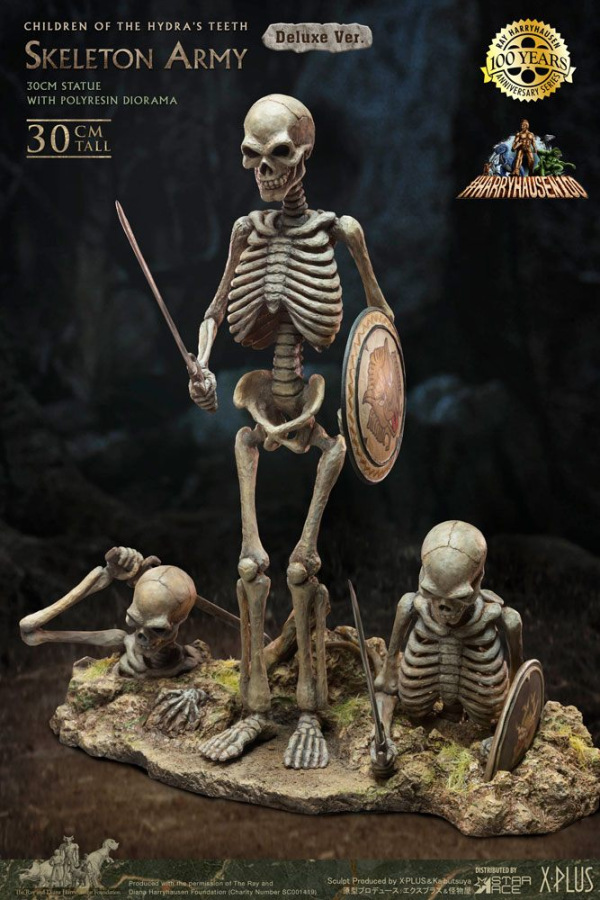Jason and the Argonauts Gigantic Soft Vinyl Statue Ray Harryhausens Skeleton Army (Children of the H