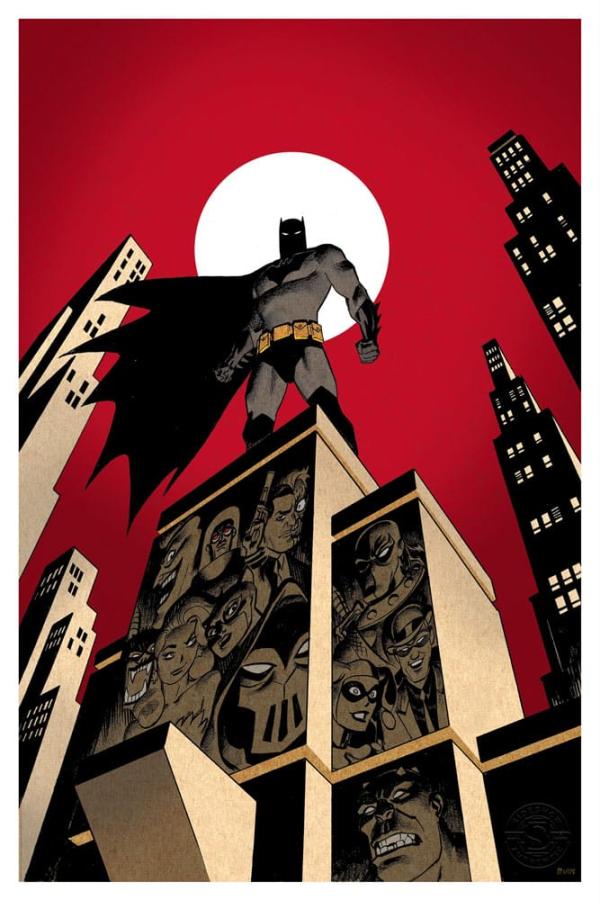 DC Comics: Batman The Adventures Continue 41 x 61 cm Art Print - Sideshow Collectibles