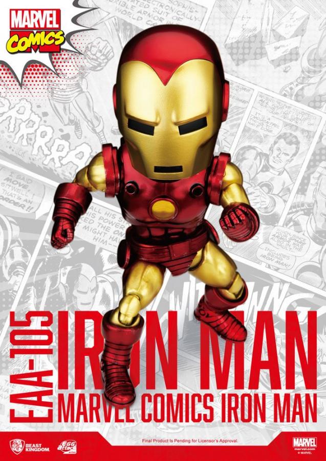 Marvel: Iron Man Classic Version 16 cm Egg Attack Action Figure - Beast Kingdom Toys