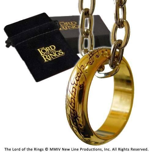 Lord of the Rings: Ring The One Ring (gold plated) - Noble Collection
